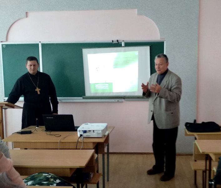 Гість на презентації екологічної енцикліки Олександр Філь